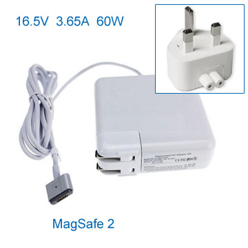 Replacement Apple 16.5V 3.65A 60W MagSafe 2 Charger