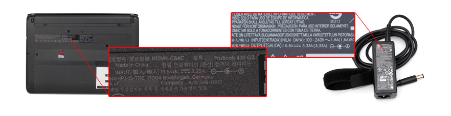 check the power specs of your HP EliteBook 820 G4 charger